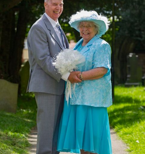 After a 44-year relationship, couple in their 80s finally walk down the aisle